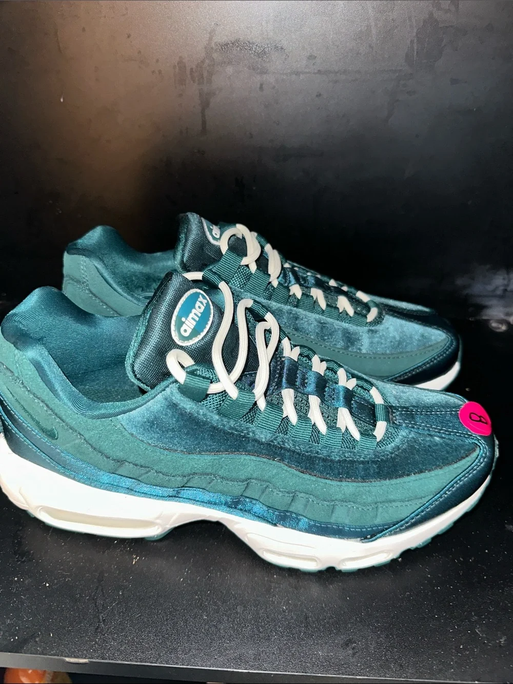 Nike Air Max Women's Teal Velvet Trainers